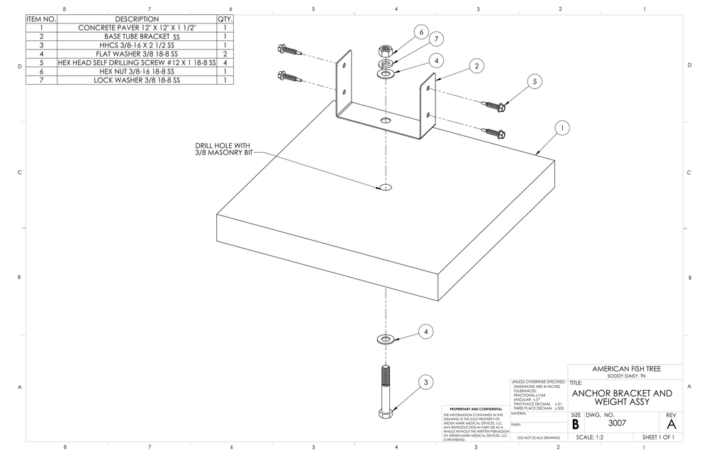 304 SS Anchor Base Clips – AmericanFishTree